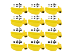 Bebedouro para Codornizes e Pombos Bowl Sistema de Água Aves Ferramentas Agrícolas 12pcs S/MARCA