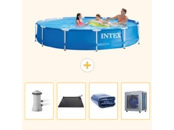 Intex Piscina Com Estrutura Redonda - 366x76 Cm - 5-peças S216