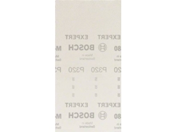 Rede de Lixa BOSCH Expert M480 para Lixadeiras Orbitais - 115x230 mm - G 320 - 50 Un