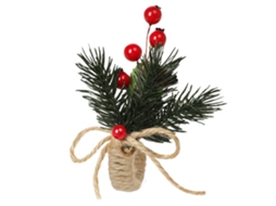 Laxiscreed Decorativo De Natal Com Velas, Guias, Flores E Pinhas Para Ambientes Festivos