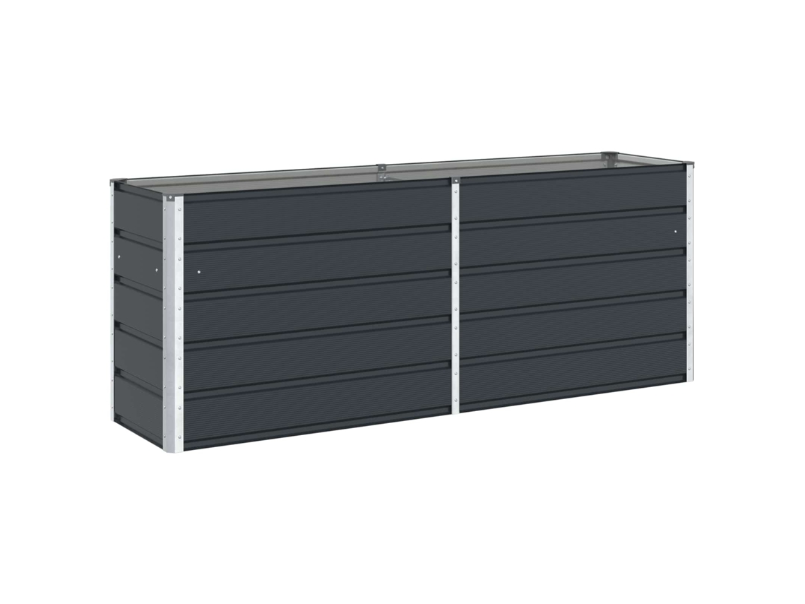 Floreira Vaso Jardim 480x50x45 Cm Aço Galvanizado HARLANV1