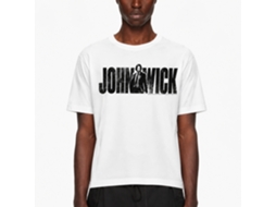 Rockinstone John Wick With Name White Adult T-shirt Size:l