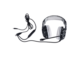 Fone De Ouvido Gamer Com Fio M1 Com Microfone Over Ear Som Claro Para Computador Cor Preta Camuflada Legal