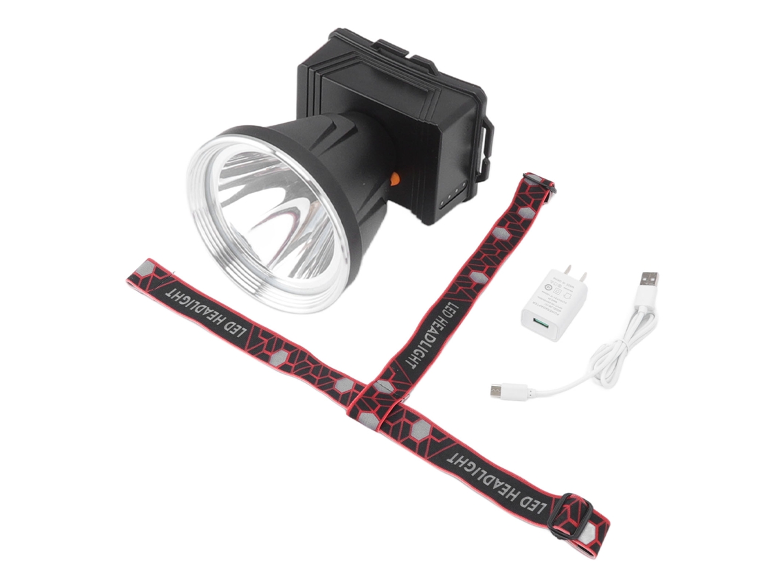 2026 linterna Frontal Led Recargable Luz Fuerte Largo Alcance para Camping Trabajo Exterior