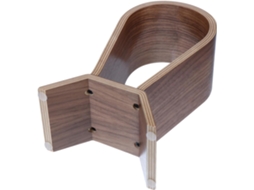 Suporte Para Fones De Ouvido Zerodeko Em Madeira Nogueira, Suporte Estável Para Exibição De Fones Ouvido, Ideal Para