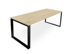 Mesa de quadro fechado. 170x80cm. Carvalho. OFILIKE