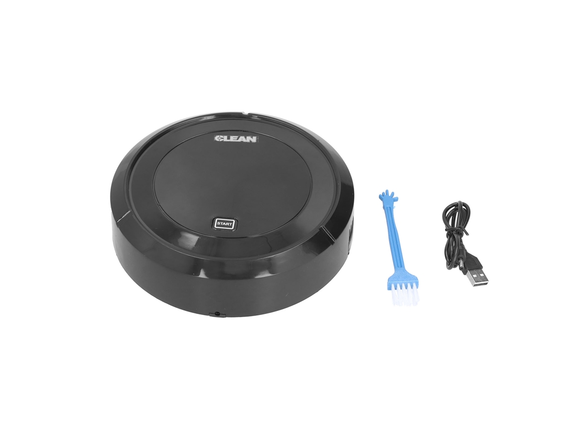 Aspirador de Pó Robótico Inteligente Automático Recarregável Mini para Casa 250m² 2000pa 90min
