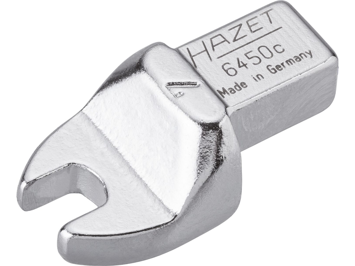 6450C-7 Cabeça de chave de boca: Quadrado inserível 9 x 12 mm Perfil hexagonal externo 7 mm HAZET