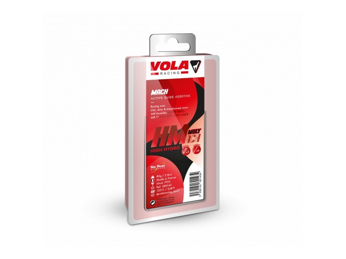Cera de corrida de esqui Vola HMach Moly 80 g