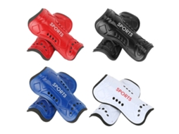 Conjunto de 4 pares de caneleiras de futebol para crianças e adultos com proteção antiderrapante para as pernas.
