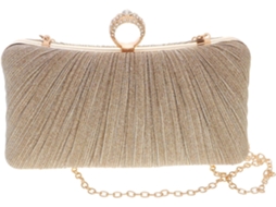 Bolsa Clutch Elegante Com Lantejoulas Em Liga De Zinco Acetinada, Fácil De Limpar E Durável, Pacote Com 2 Unidades.