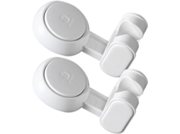 Suporte de parede com ventosa para chuveiro, 2 peças, branco