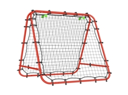 Rede de Rebote MDUG ajustável em 5 níveis tubo de aço 100x95x90cm vermelho