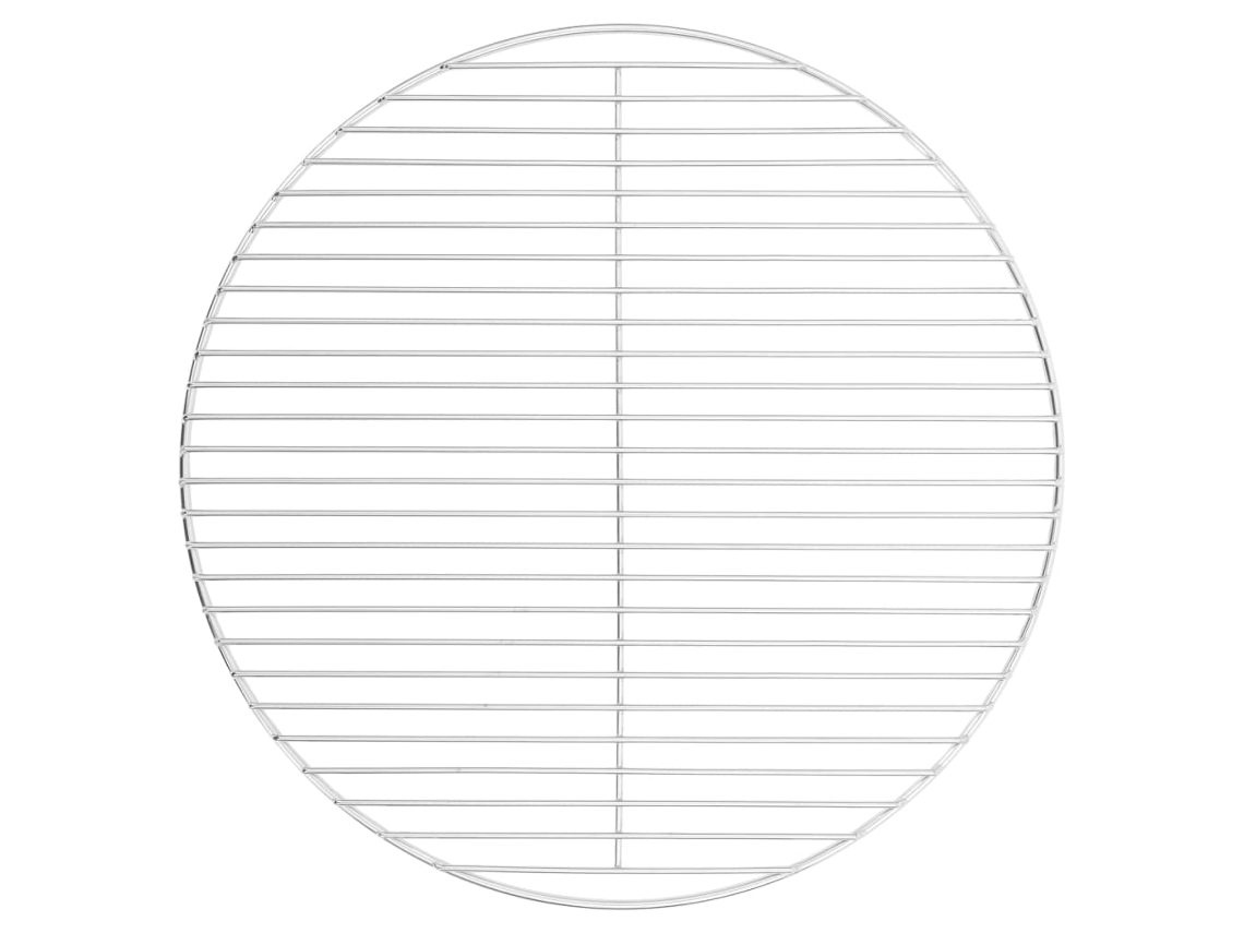Vidaxl Grelha Para Churrasco Redonda Ø50 Cm Aço Inoxidável 304