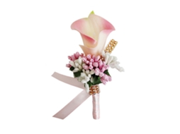 Laxiscreed Broche Calla Lily Em Peach Pink Para Casamentos E Eventos Elegantes