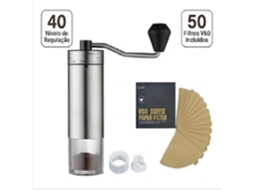 Moinho De Café Manual Com 40 Níveis