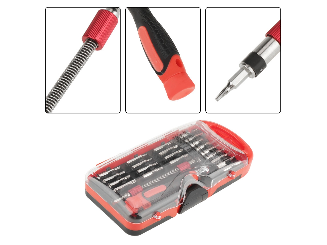 Laxiscreed Kit De 23 Bits Para Reparação De Dispositivos Móveis E Computadores Com Variedade De Ferramentas