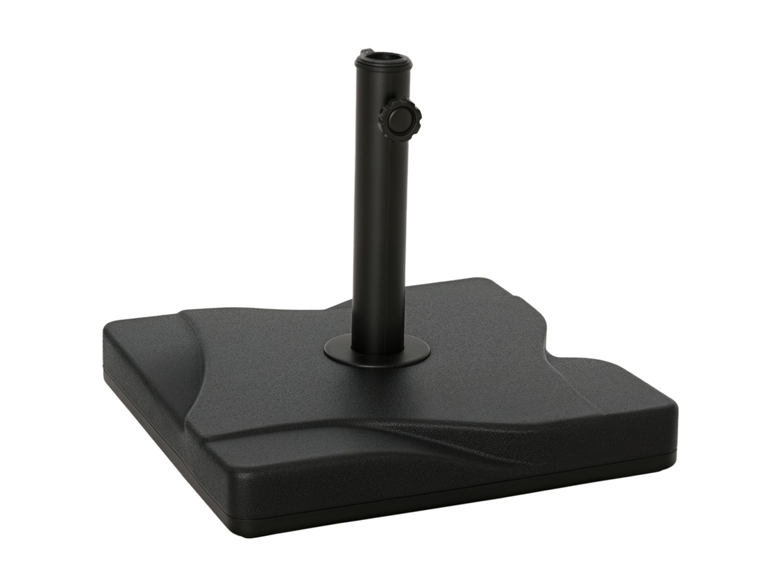 Base in plastica da 20kg per pali Ø32-48mm, 41.5x41.5x35cm ZENCORE SERVICES