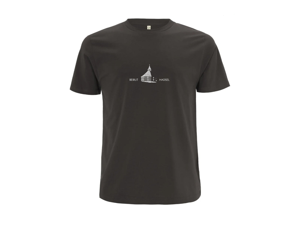 Beirut Hadsel Dark Grey T shirt ROCKINSTONE Unisex Adults Best Sellers Size:m