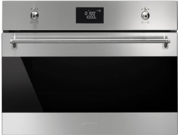 Forno Micro-ondas SMEG Classica SF4390MCX (40 L - 59.7 cm - Inox)