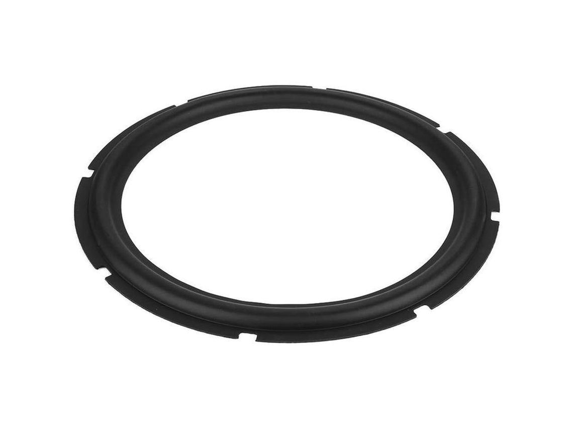 Aro de Espuma Perfurada de Borracha para Alto falante 12 Polegadas Reparo Diy Preto