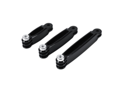 Conjunto de braços extensíveis para GoPro e câmeras, acessório para GoPro.