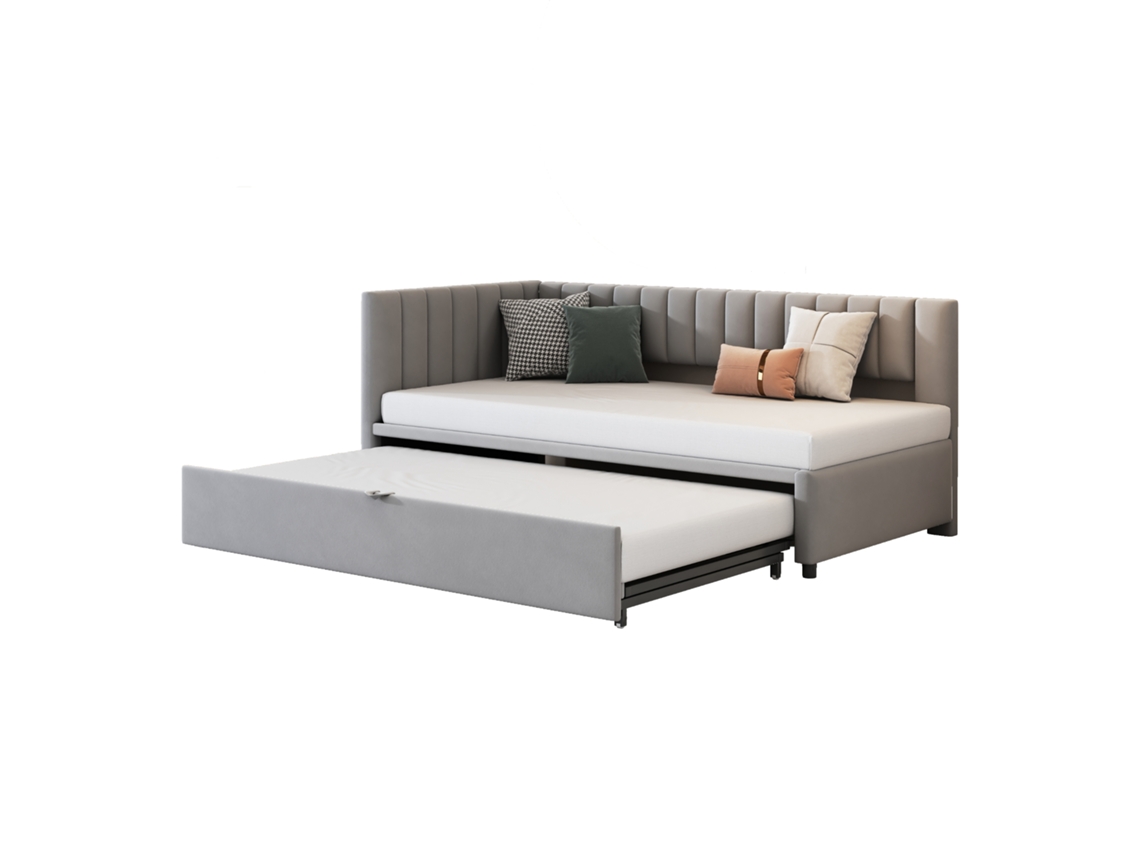 Sofá cama em L com Cama Retrátil 90/180x200 PAPRIKA