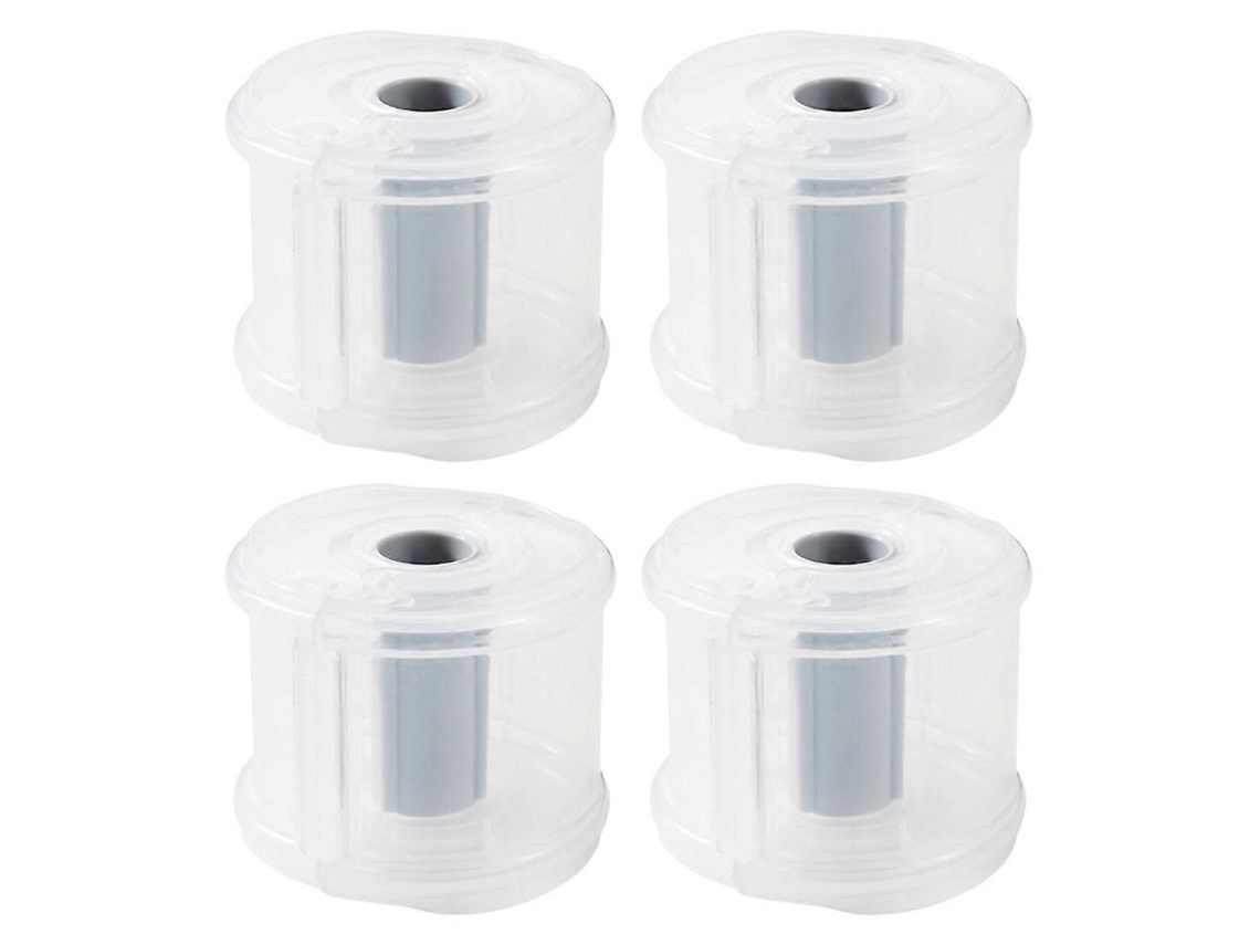 Conjunto de 4 Fitas Adesivas Transparentes, Organizador Washi, Cortador Fita Plástica, Dispensador F Ita Adesiva Portátil e Recarre GOKOCO
