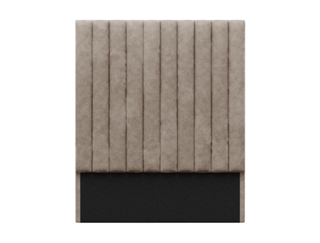 Cabeceira de cama SARAH VENTE-UNIQUE Taupe 90x190 cm, 90x200 cm