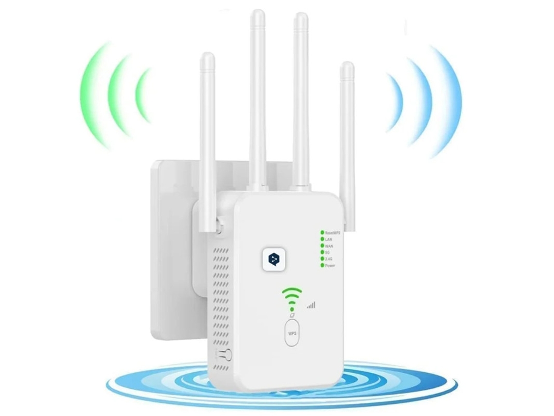 Amplificador De Sinal Extensor Wifi Amplificador Wifi De Banda Dupla 5 Ghz / 2 4 Ghz Até 2.000 Pés Quadrados E 30 Dispositivos Repetidor De Yizhood