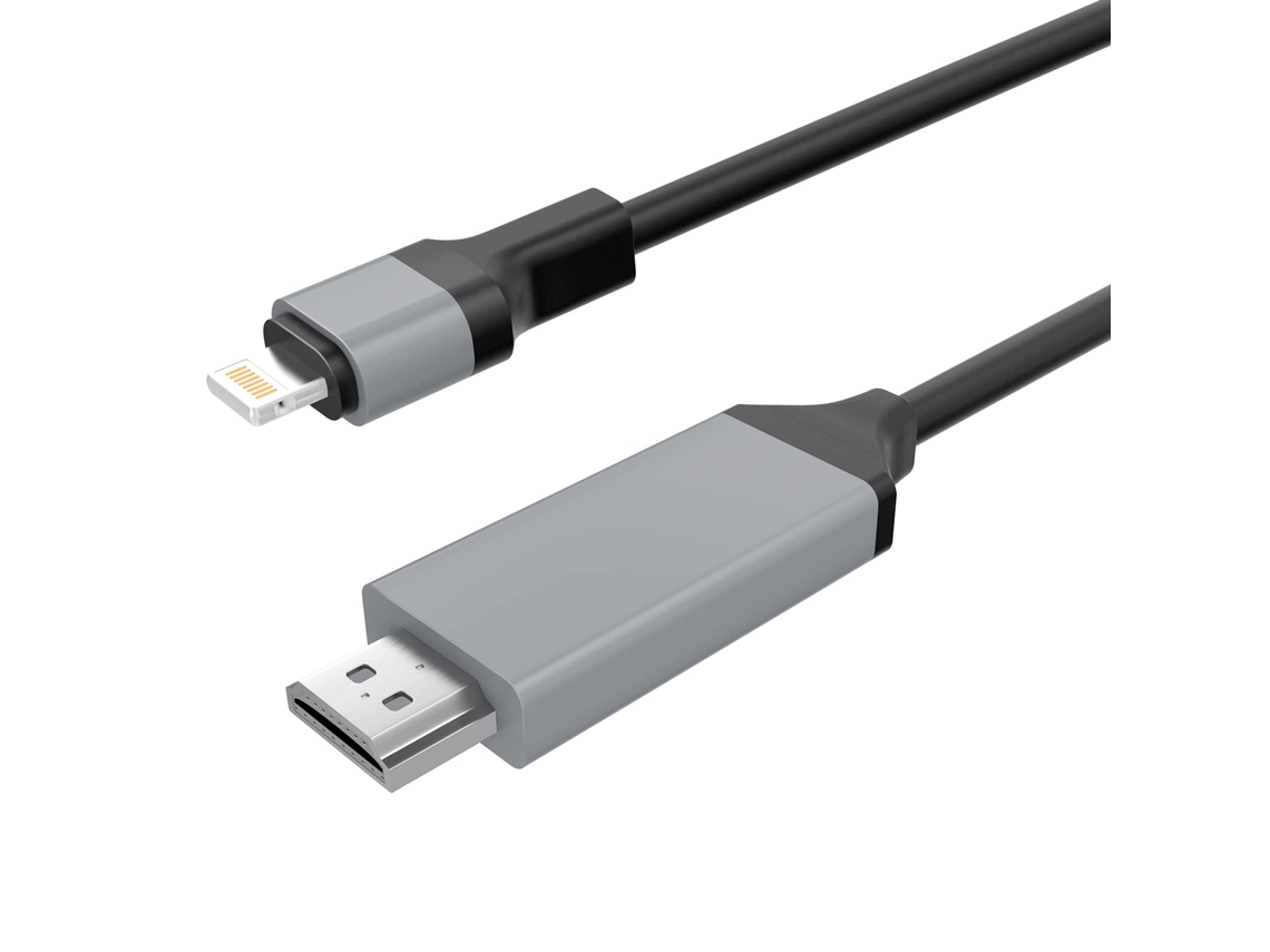 Certificado Apple Mfi Lightning Para Hdmi, Cabo Adaptador Lightning Para Hdmi 2k Lightning Para Adaptador Av Digital Conversor De Tela De Ikikso
