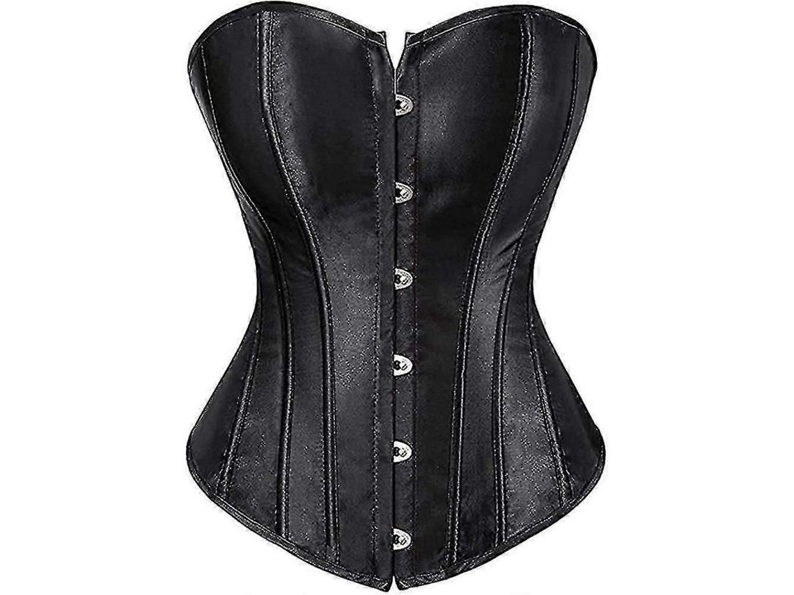 Top Corset Feminino com Design Sedutor e Ajuste Perfeito para Qualquer Ocasião Feito com Materiais de Alta Qualidade Black Top