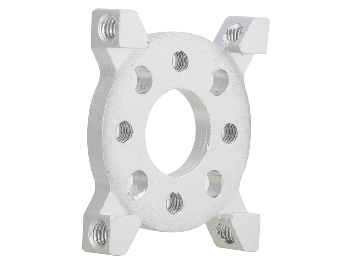 Suporte De Motor Elétrico Em Alumínio Laxiscreed 38x32x7mm Com Fixação Forte E Duradoura