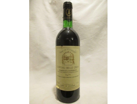 Vinho Tinto CHÂTEAU BELLE CROIX 1978 (75 cl - 1 unidade)