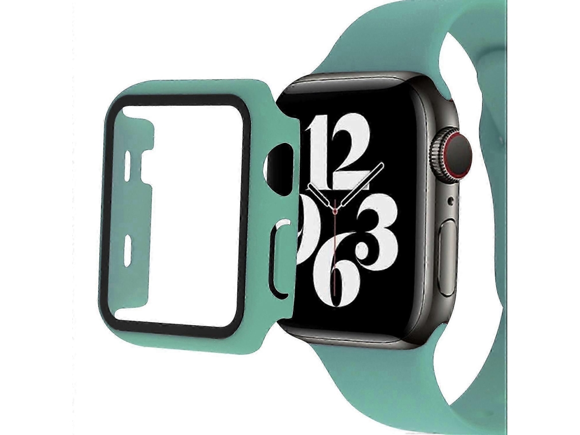 Capa Protetora Rígida Em Policarbonato Com Vidro Temperado Para Smartwatches Compatíveis De 49 Mm.