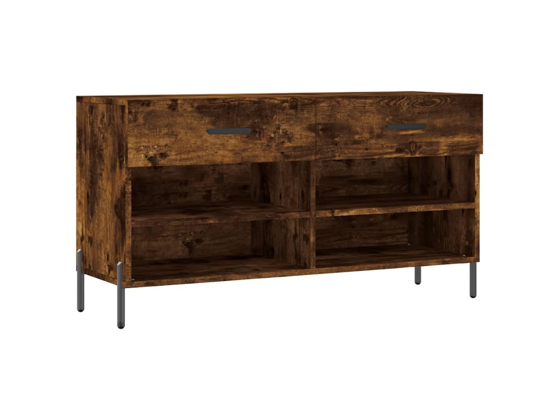Banco Sapateira Derivados de Madeira Carvalho Fumado MAISON EXCLUSIVE (102x35x55 cm)