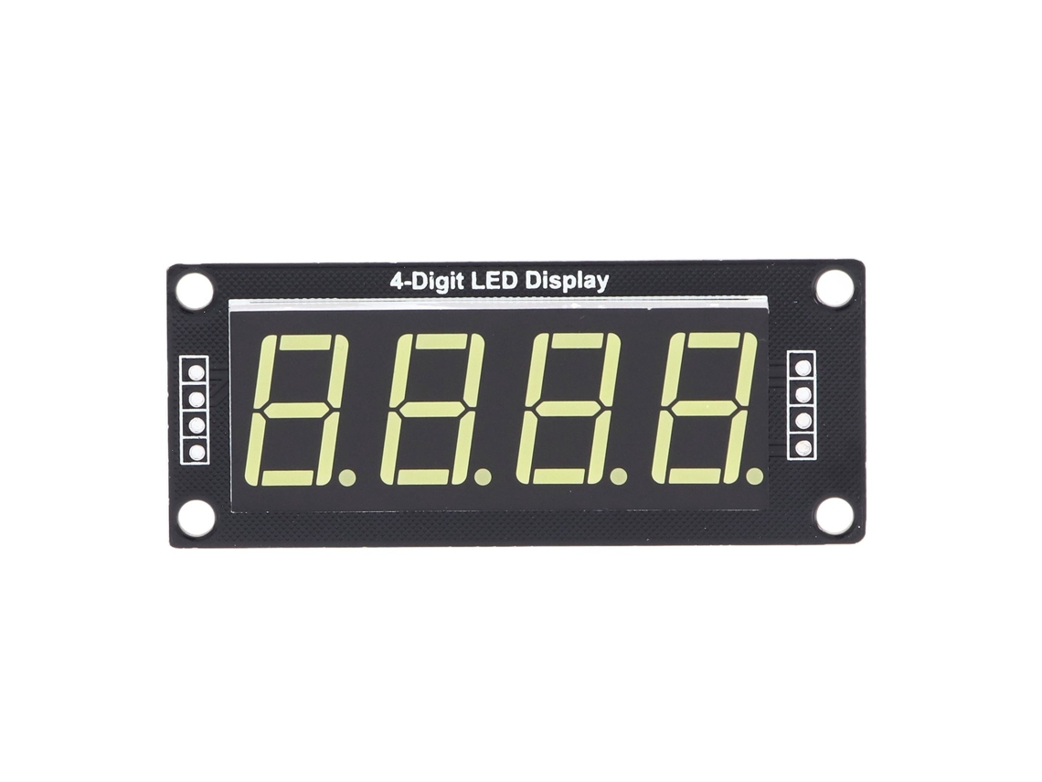 Laxiscreed Módulo De Display Digital Led De 4 Dígitos Para Relógios