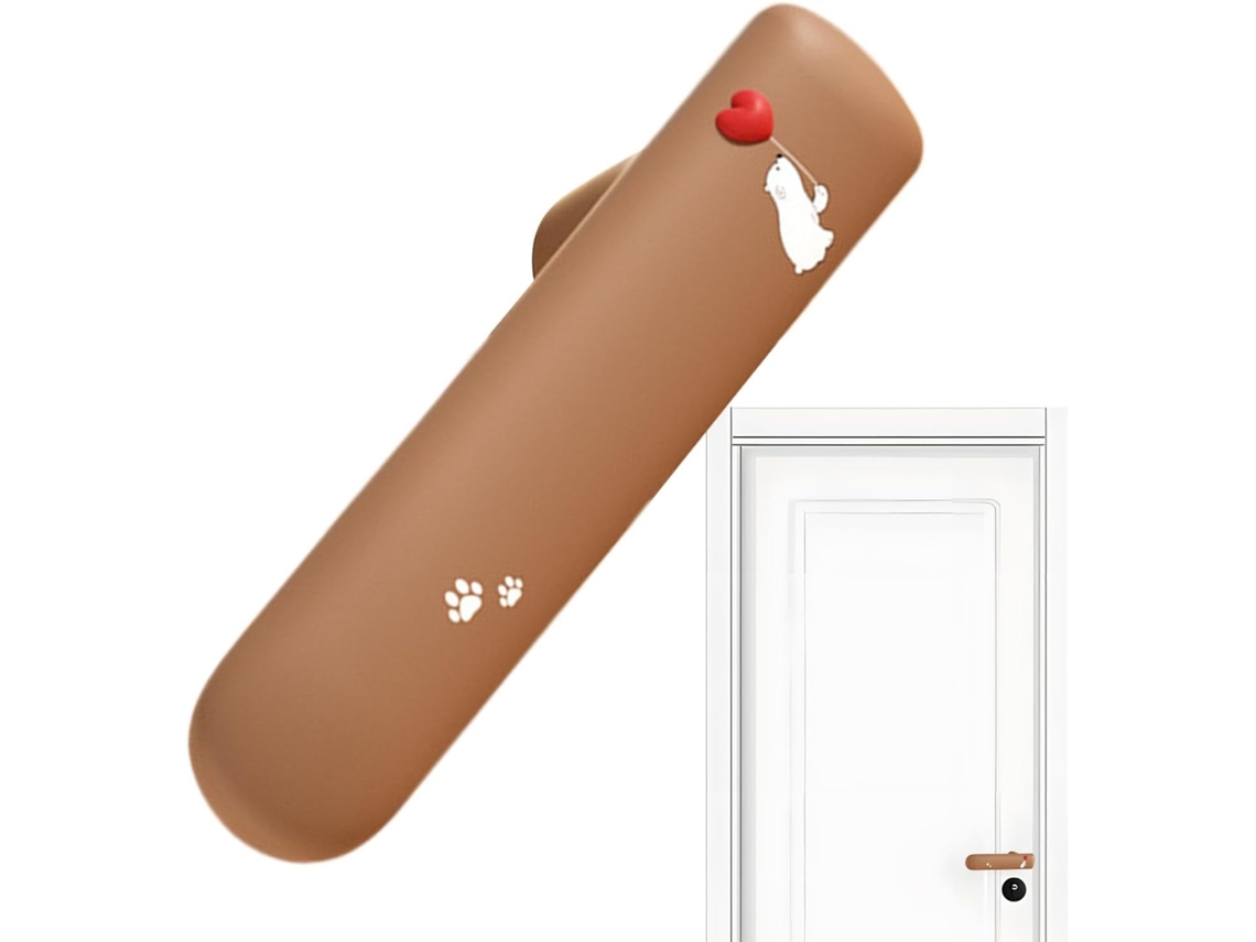 Capa Protetora Para Maçaneta De Porta Com Desenho Animado, Anticolisão, Em Silicone