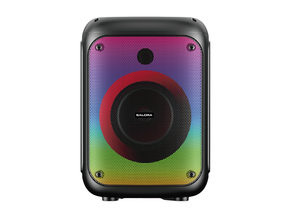 Salora Partybox100 - Coluna Portátil Bluetooth Com Microfone
