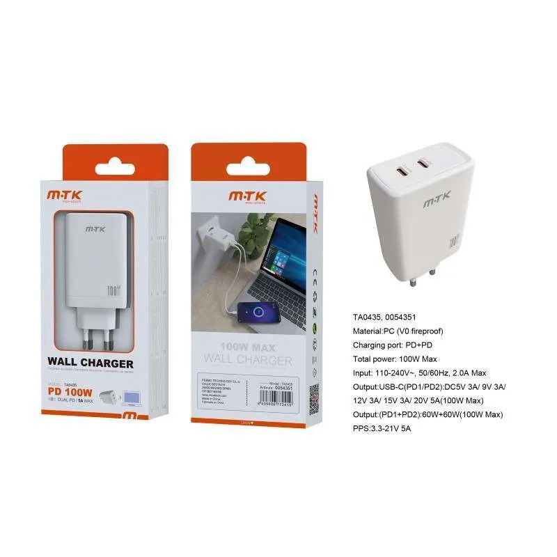 Carregador Usb-c Mtk