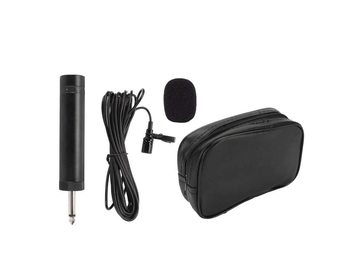 Microfone De Lapela Com Fio, Condensador Omnidirecional Cancelamento Ruído Mosquito Conector 3, 5 Mm E 6, Para Mixer Instrumentos Aquaforge