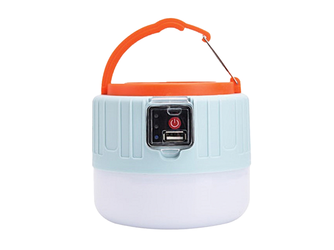 Lanterna Solar Para Acampamento Impermeável Usb Carregável Led Luz Emergencial Outdoor