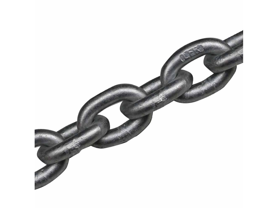 Hot Dip Galvanized Chain Iso 4565/Din 766/G40 Calibrated 8 Mm 50 M Cinzentolofrans