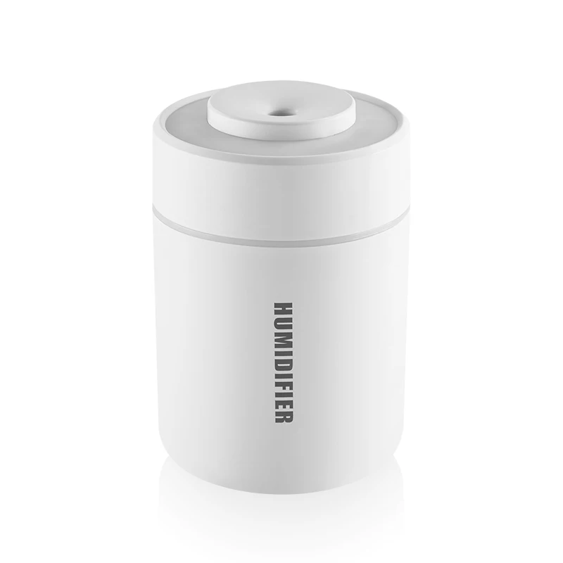 Mini Umidificador de Ar Portátil, Funcionamento Silencioso, Modo de Névoa Fina, com Luz Ambiente. MDUG (branco)