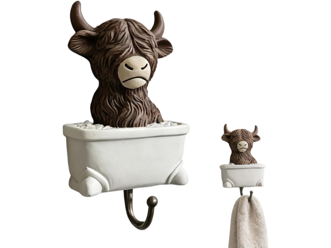 Ganchos De Banheiro Para Toalhas, Antiderrapantes, Em Resina, Com Um