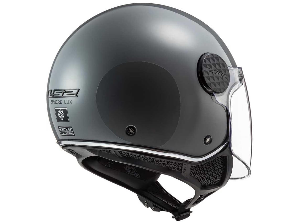 Casco Moto Jet LS2 OF558 SPHERE LUX 2 URBY Bianco Blue Rosso Vendita - Foto 12