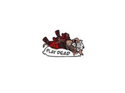 Pin Marvel Deadpool Dogpool Play Dead 85463