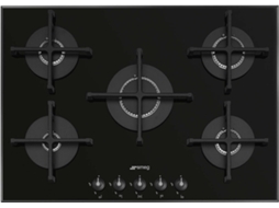 Placa de Gás SMEG PV175B3 (Gás Natural - 72 cm - Preto)