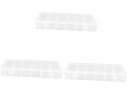 De 3 Peças Para Organizar A Despensa Nuobesty, Com Caixas Empilháveis E Porta-cartões Com Pompons.