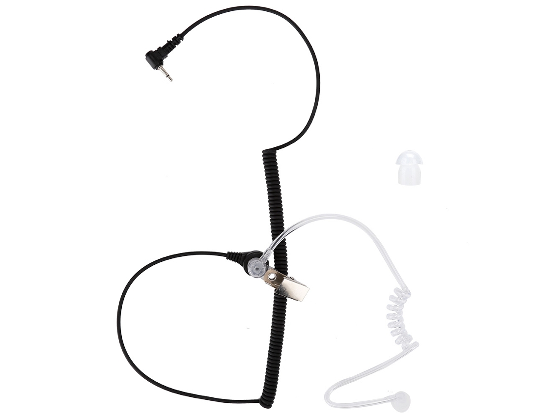 Aetheria auricular de Tubo Acústico para Rádio Walkie Talkie com Cabo 2.5mm Ouvinte Apenas